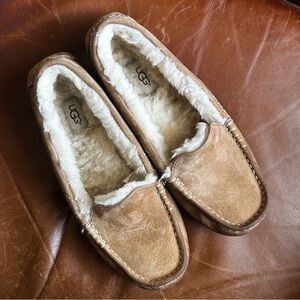 UGG Tan Suede House Slippers